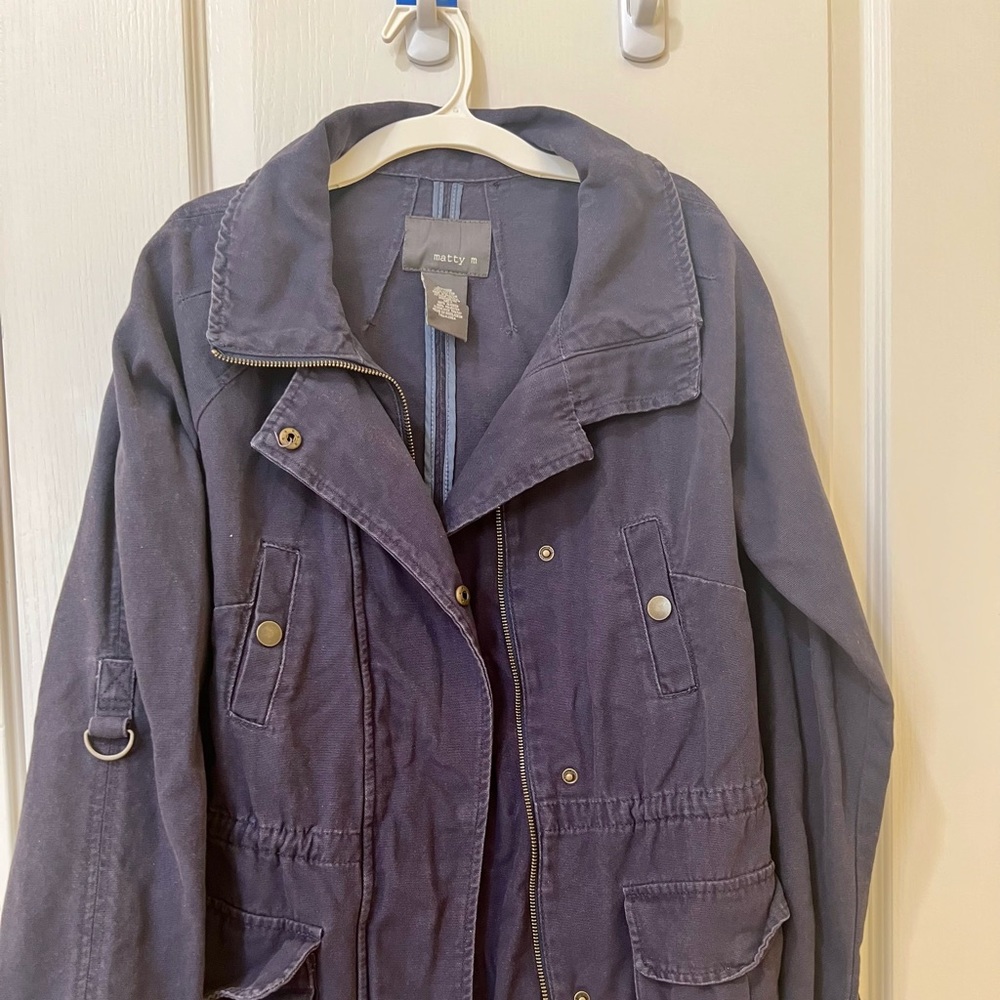 Matty  M Cotton utility jacket, brand new.
